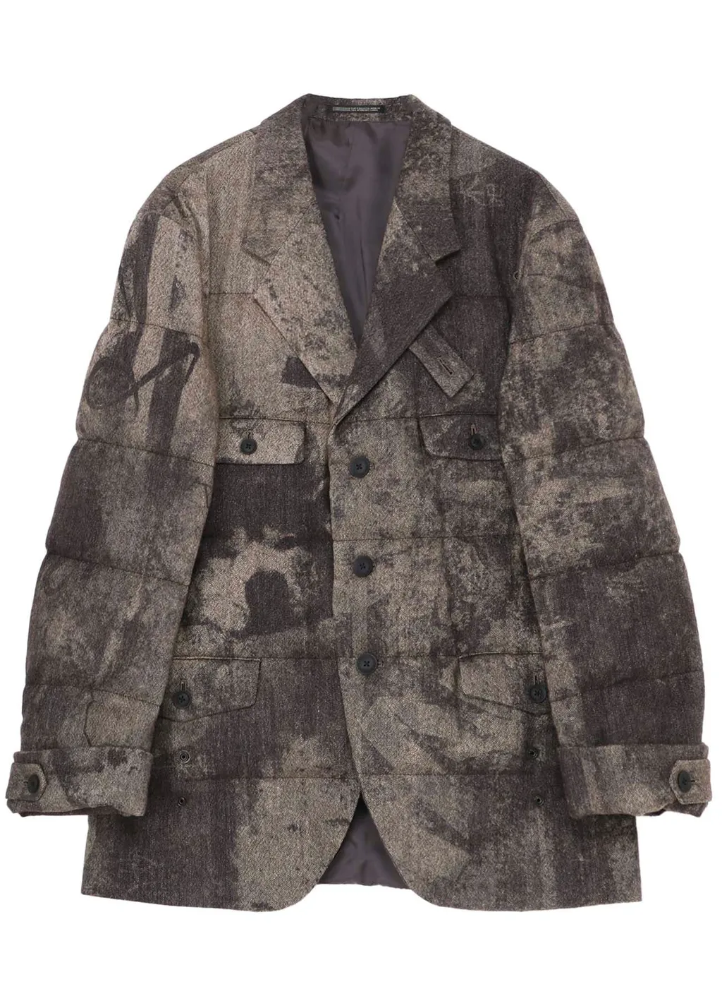 Collage Printed Padded Jacket
