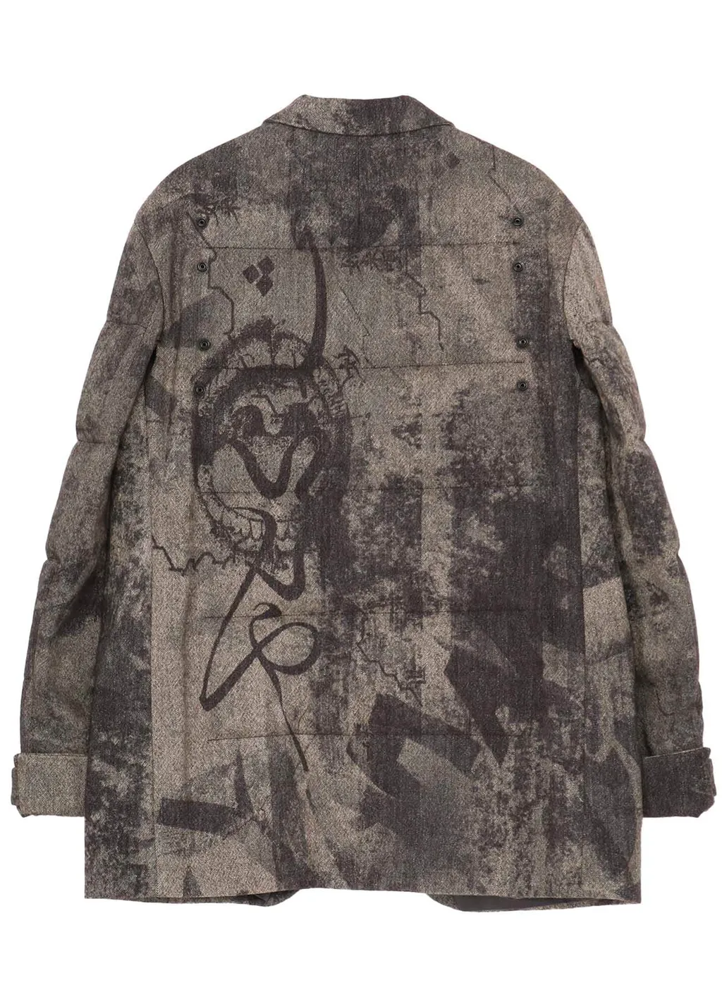 Collage Printed Padded Jacket
