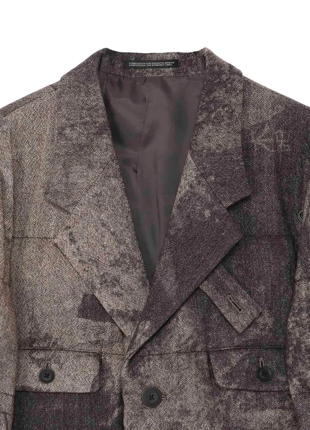 Collage Printed Padded Jacket