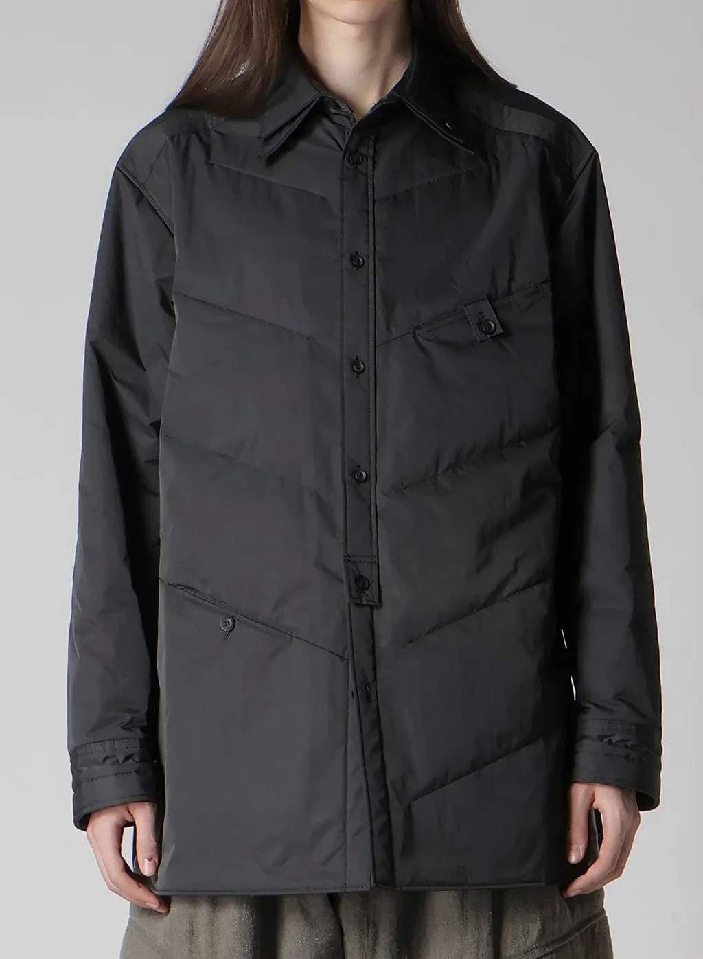 Pe Tafetta Pt Bk 2Collar Diagonal Padded S