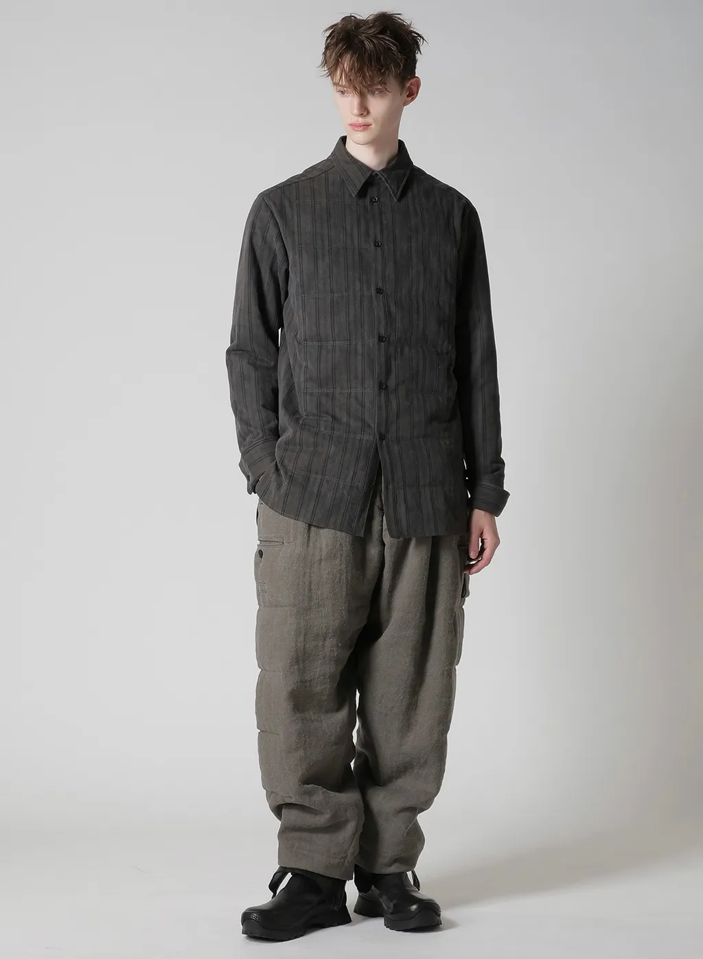 Cotton St Pigment Washed St Blouse With Lining