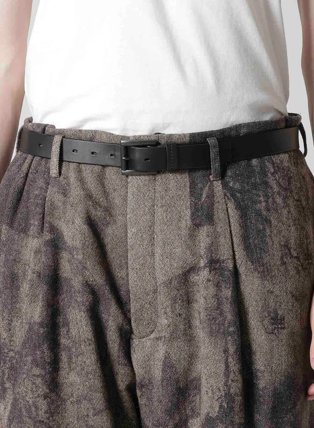 Collage Printed Herringbone Pants