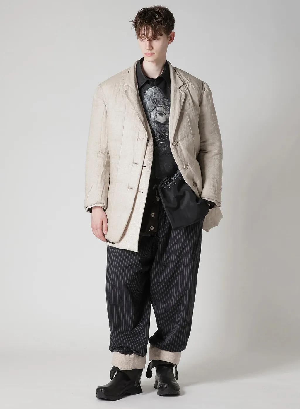 Silk Linen Tweed Jacket With Liner