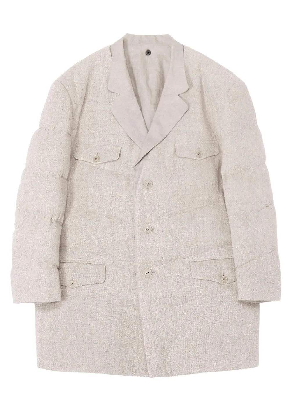 Silk Linen Tweed Jacket With Liner