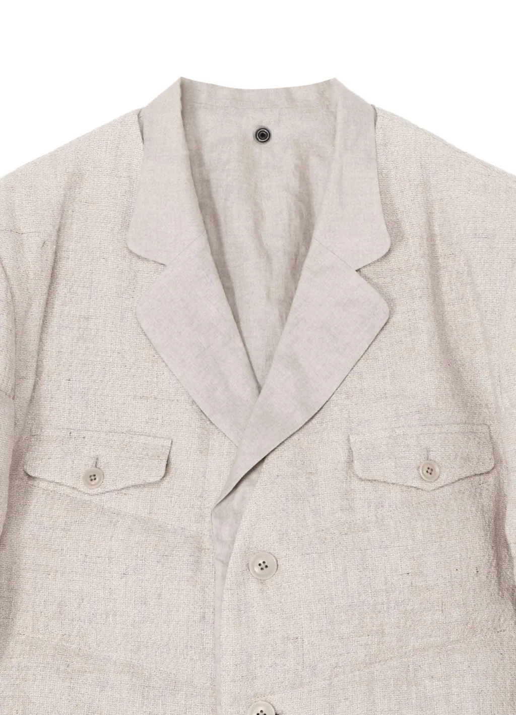 Silk Linen Tweed Jacket With Liner