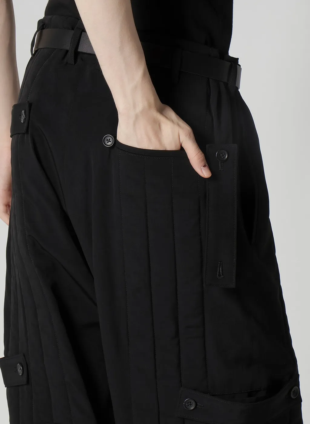Ta Tuxedo Tab Detail Padded Pants