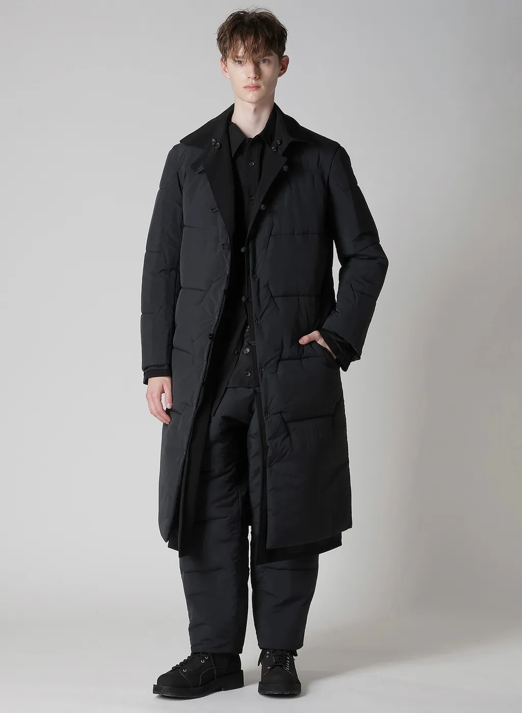 Ta Tuxedo Belt Jacket With Liner