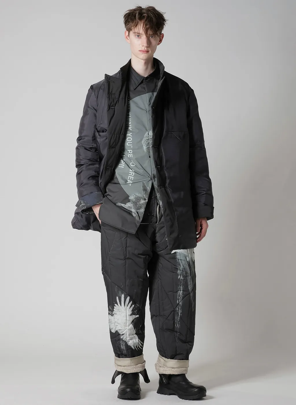 Raw Linen Velvet One Side Pocket Pants With Liner
