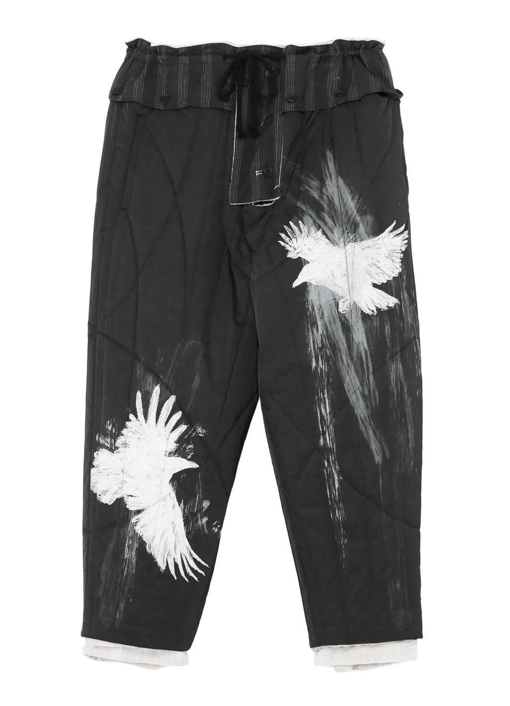 Raw Linen Velvet One Side Pocket Pants With Liner