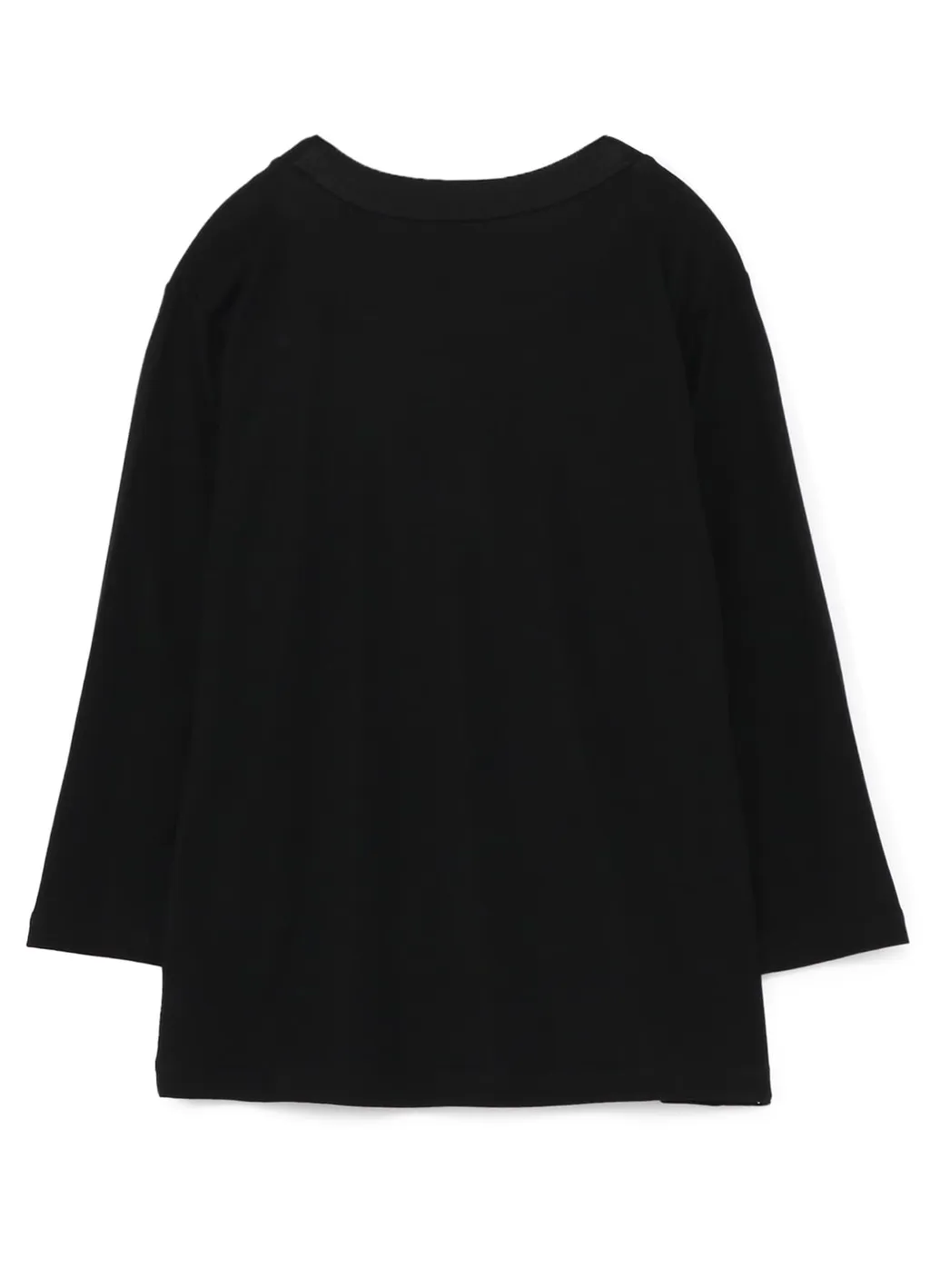 Lyocell Stretch Rib Jersey Round Neck 3/4 Sleeve Shirt