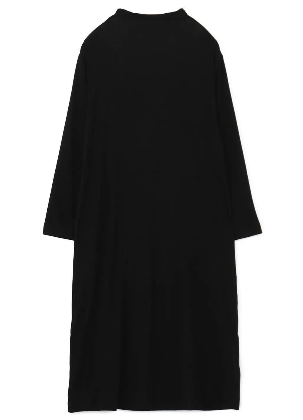 Lyocell Stretch Rib Jersey Bottle Neck Dress