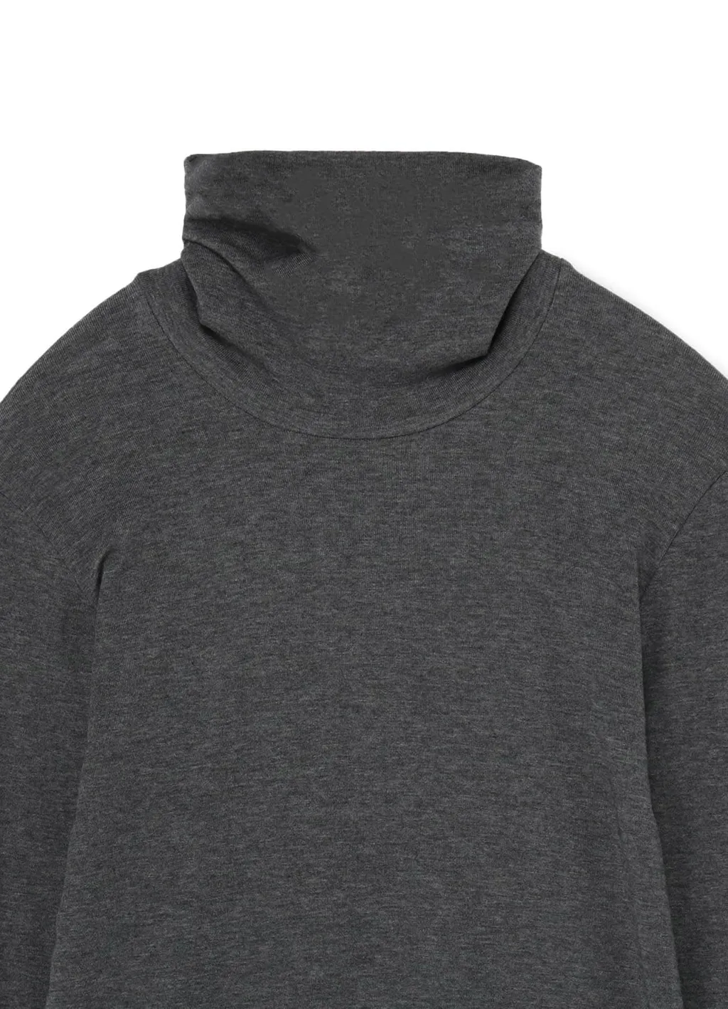 Lyocell Stretch Rib Jersey High Neck Shirt