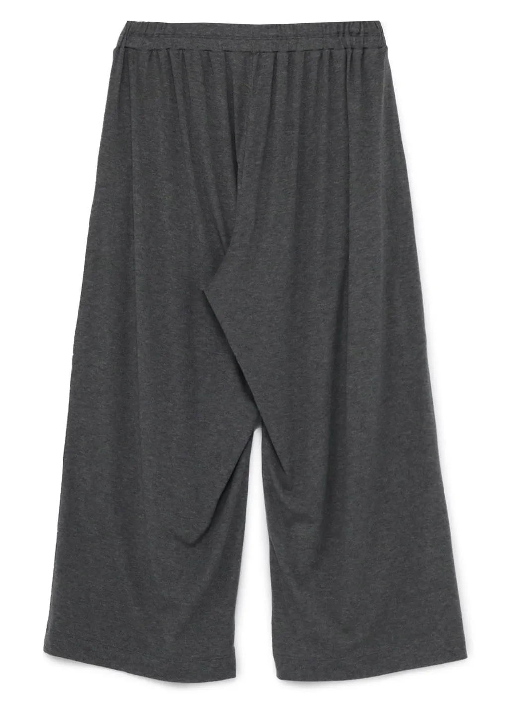 Lyocell Stretch Rib Jersey 4/5 Length Wide Pants