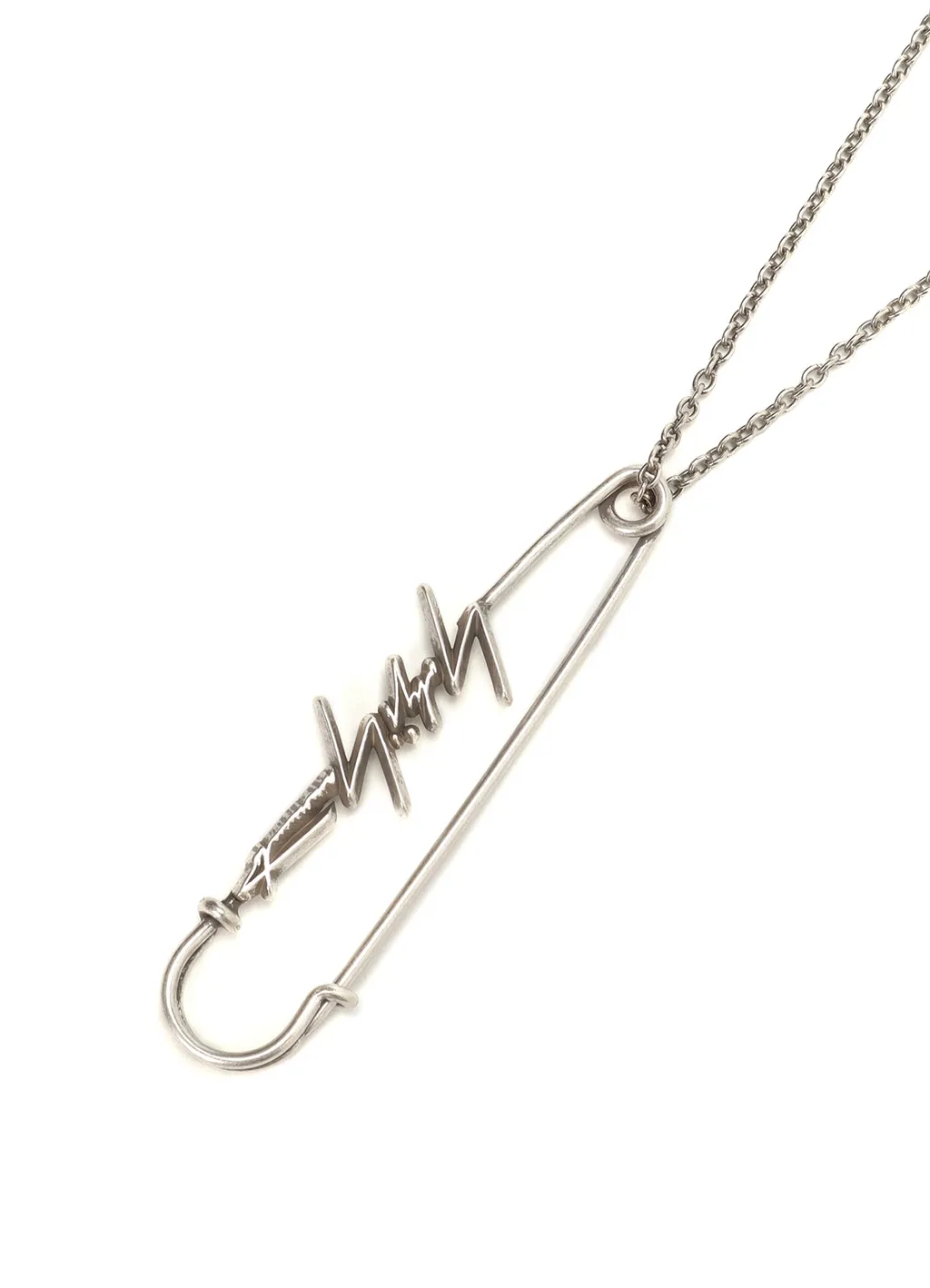 Antique Sv Coat Safety Pin Pendant