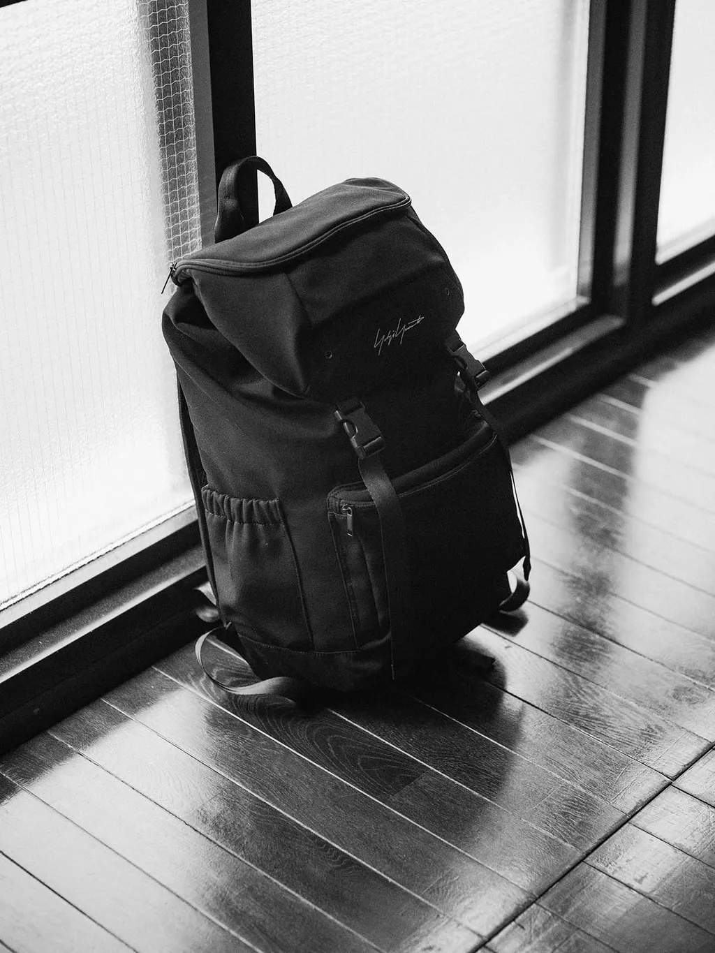 Yy Signature Wool Gabardine Backpack