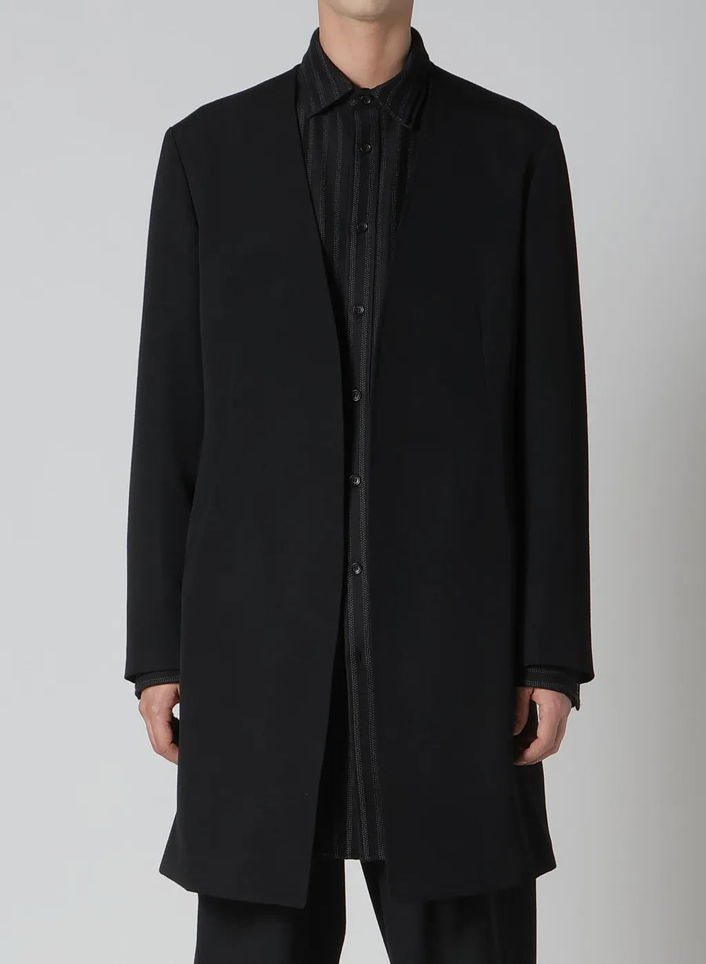 Army Gabardine No Collar Jacket