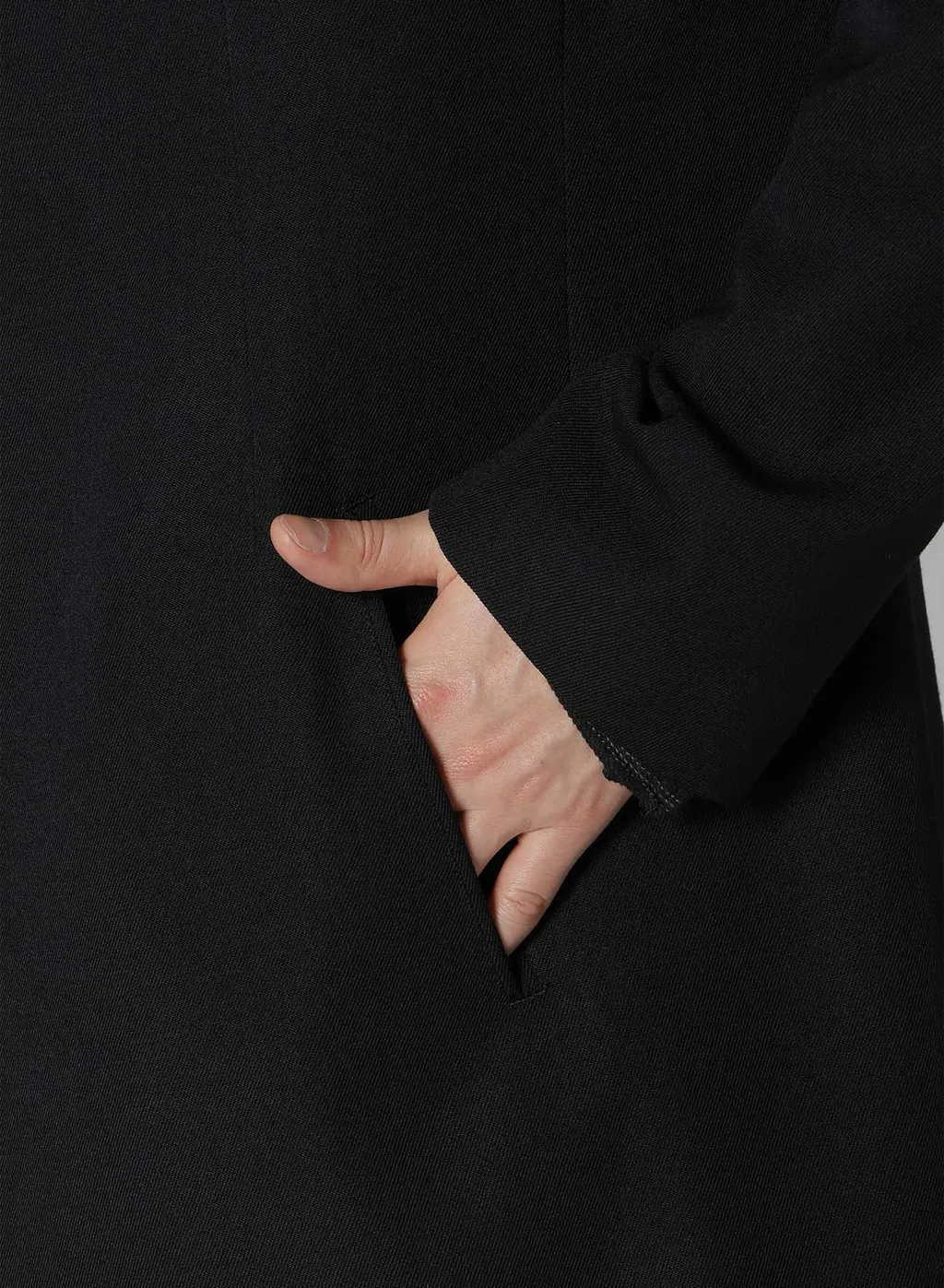 Army Gabardine No Collar Jacket