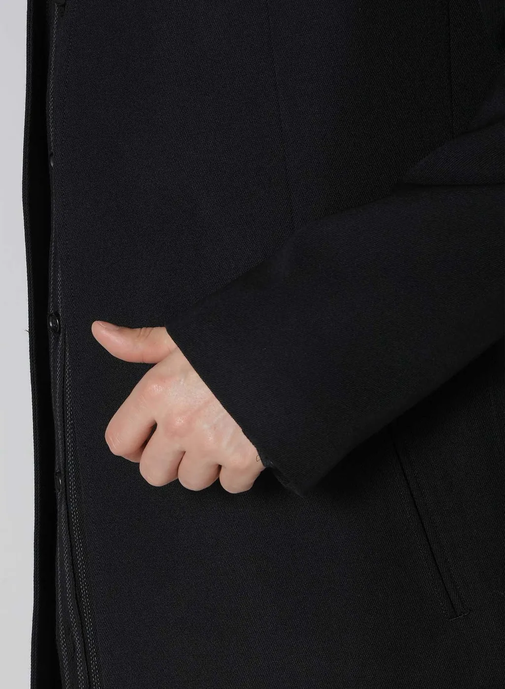 Army Gabardine No Collar Jacket