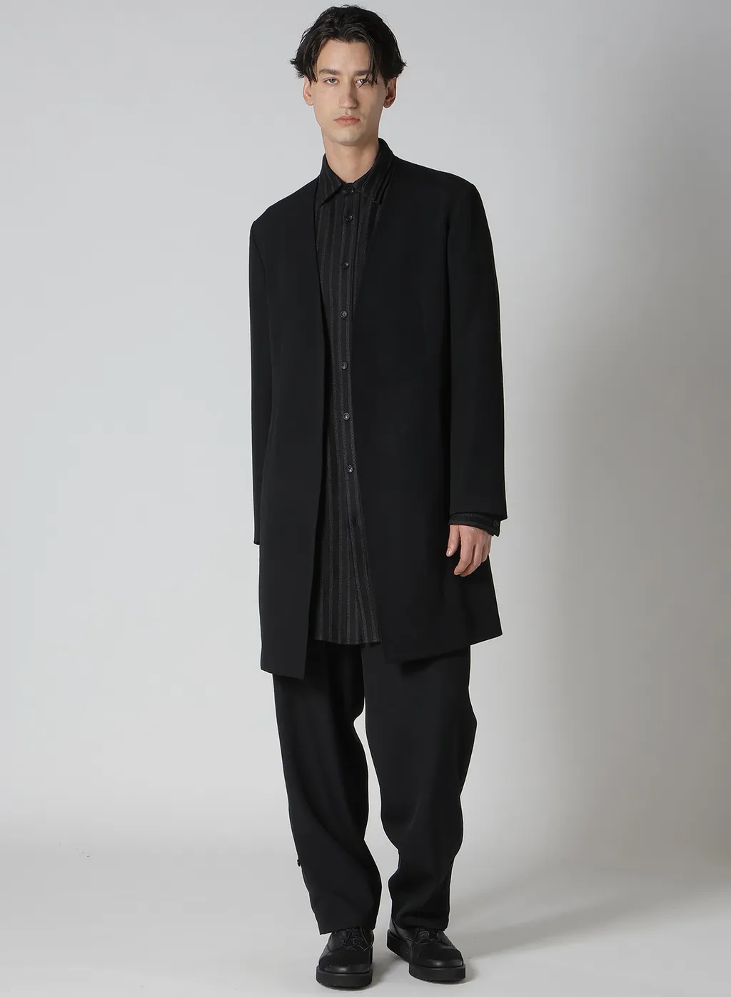 Army Gabardine No Collar Jacket
