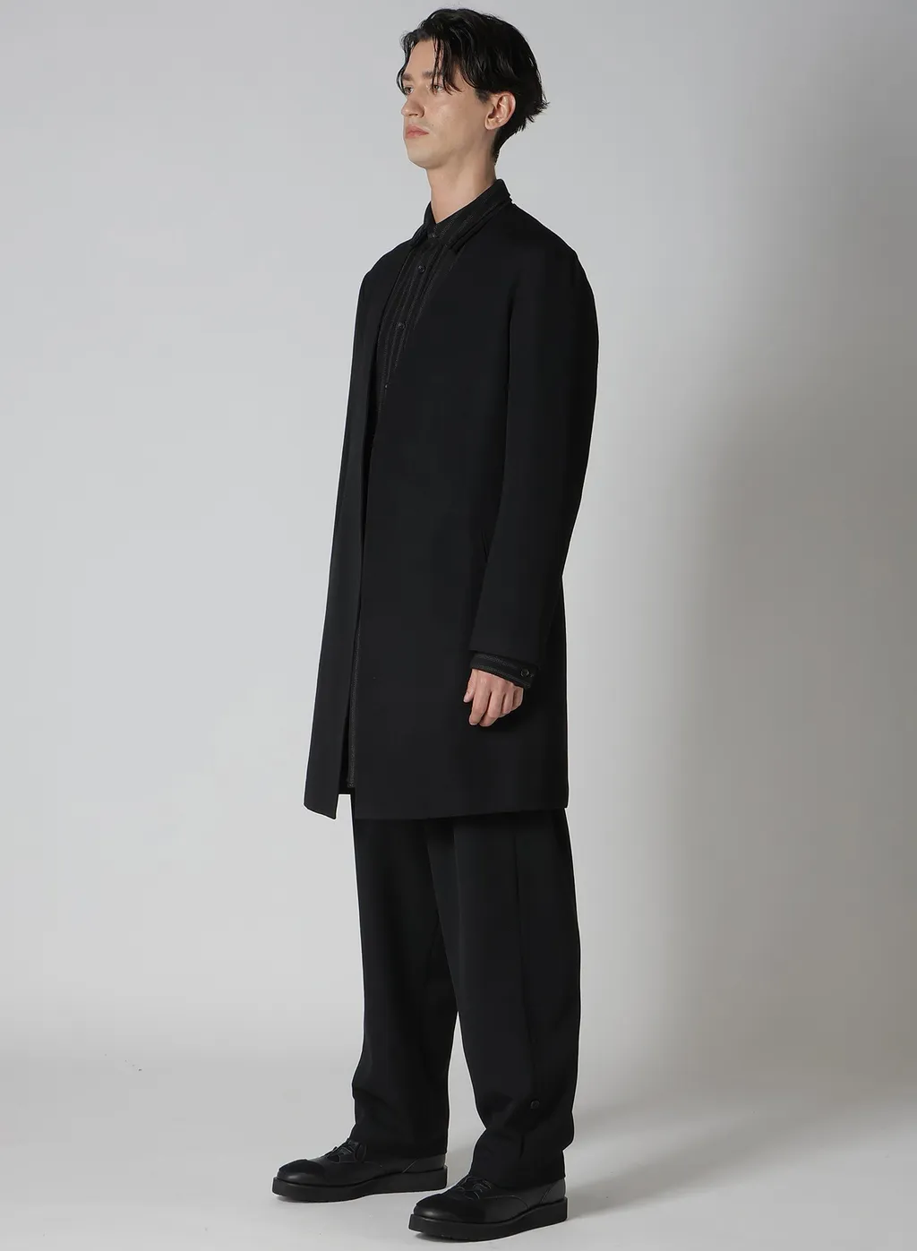 Army Gabardine No Collar Jacket