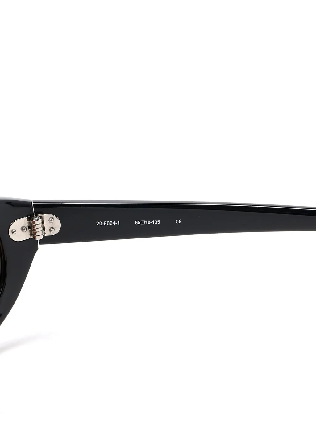Black Acetate Curve Sunglasses