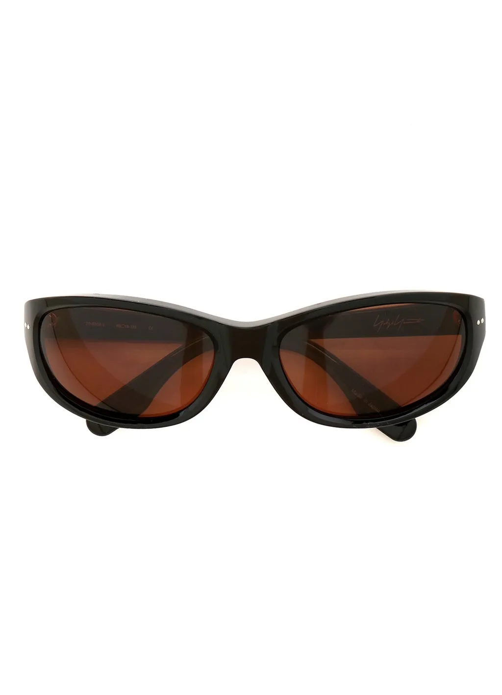 Black Acetate Curve Sunglasses