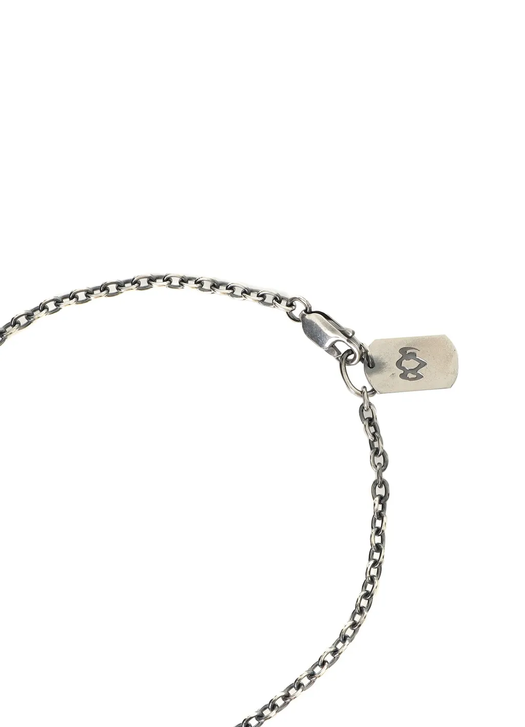Silver950 Yy Oval Wolf Dagger Pendant