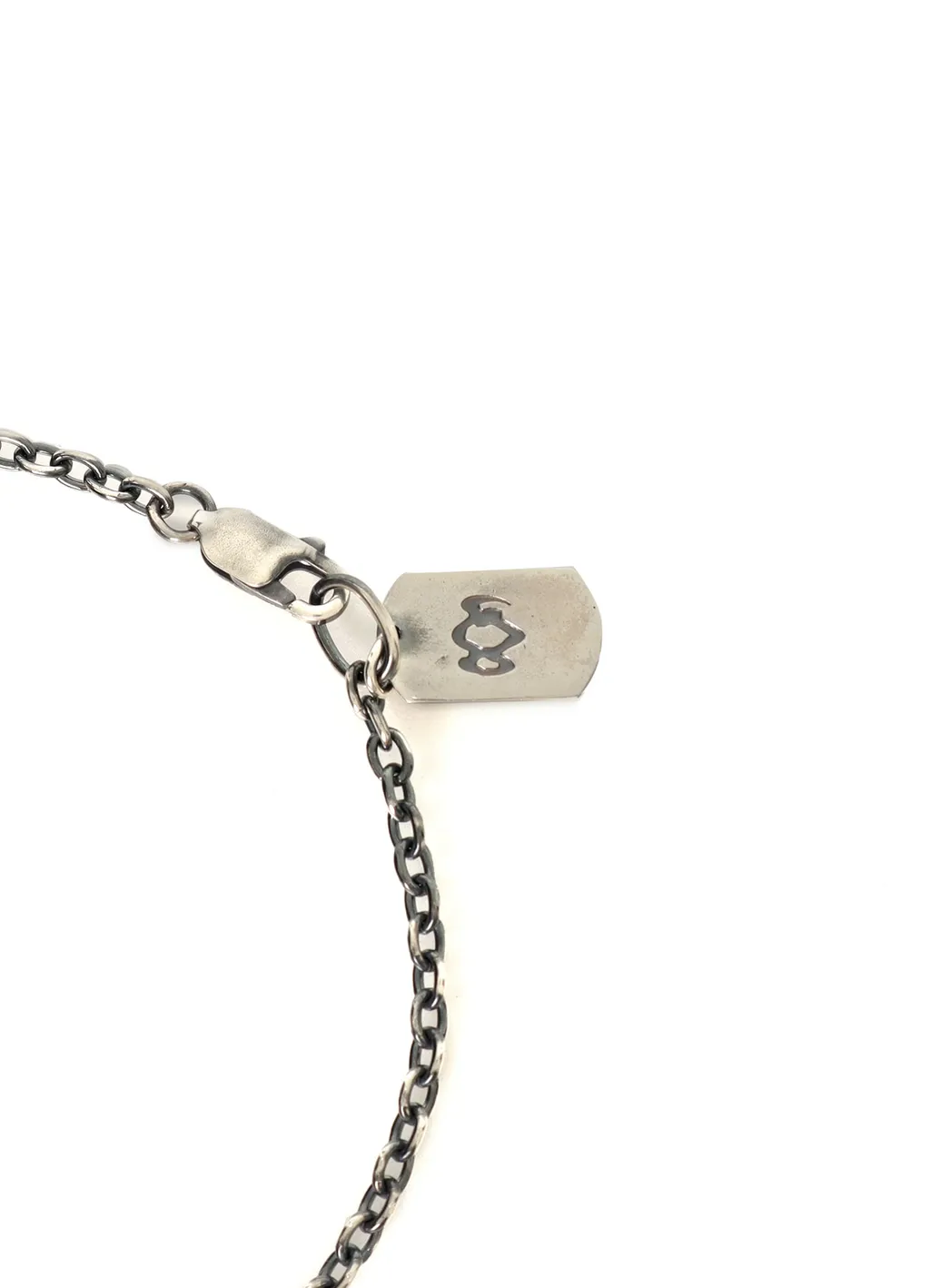 Silver950 Yy Oval Wolf Dagger Pendant