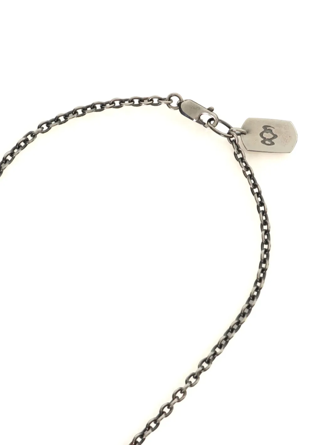 Silver950 Yy Oval Scull Dagger Pendant