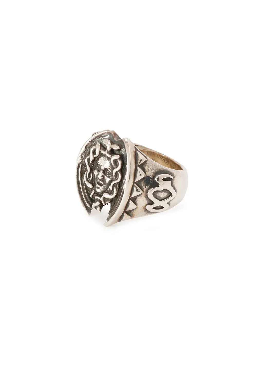Silver 950 Medousa Ring