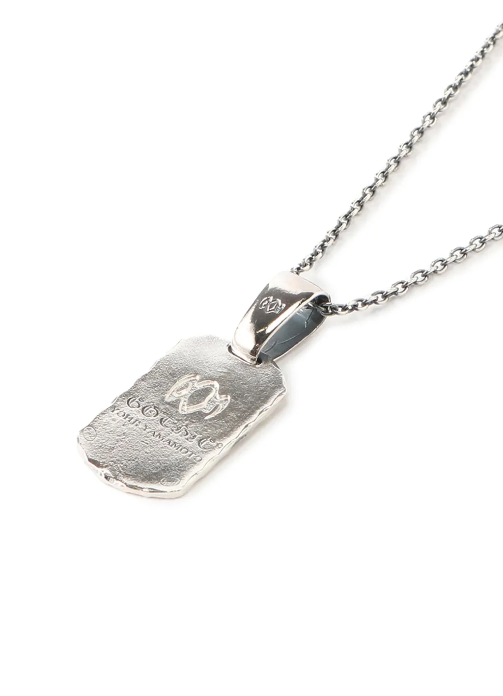 Silver 950 Dog Tag Pendant