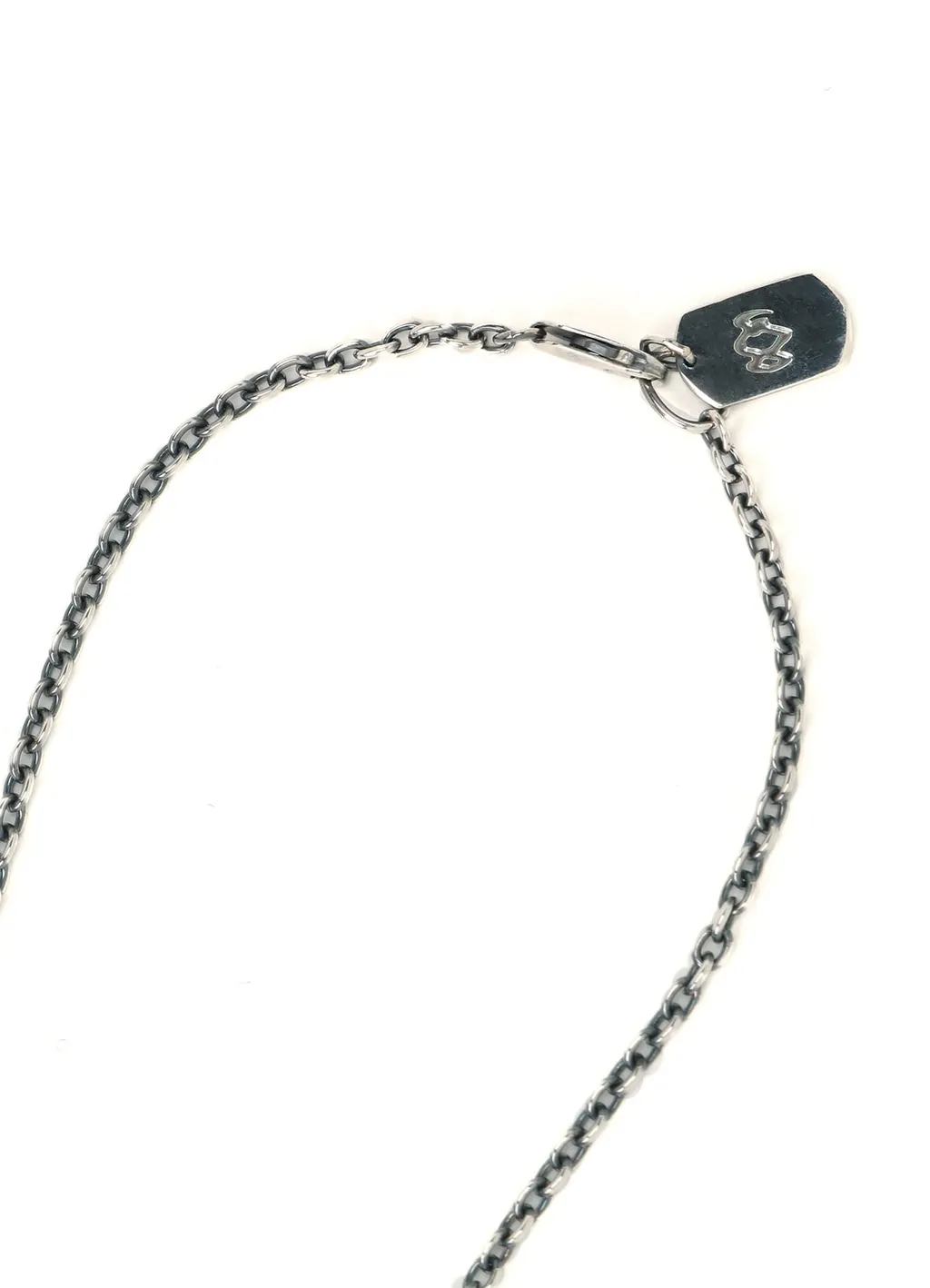 Silver 950 Skull Dagger Pendant