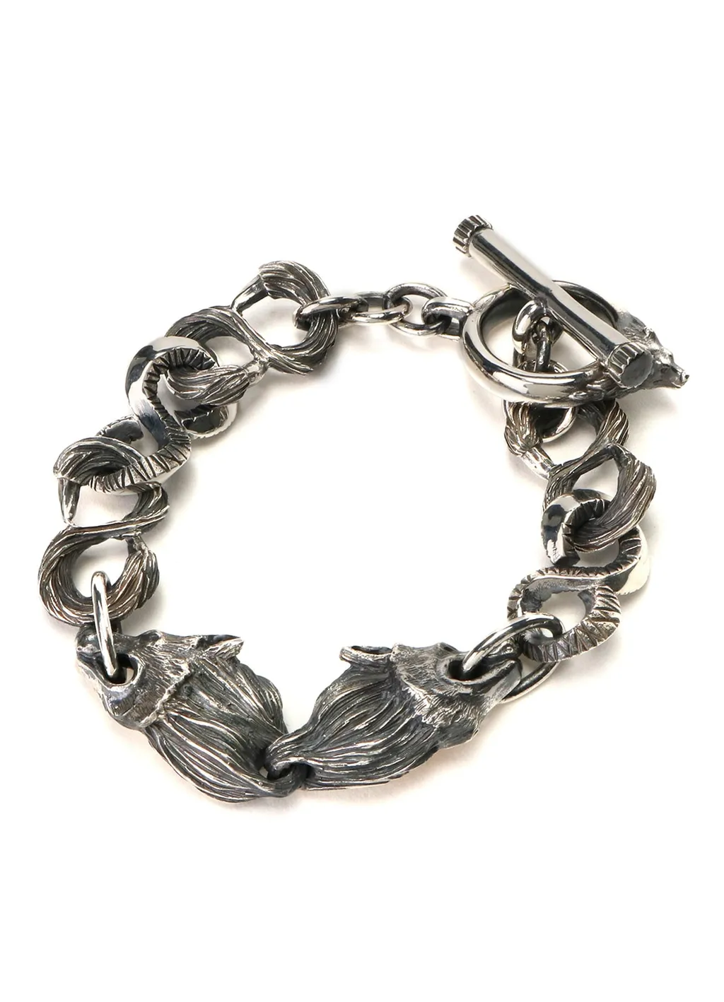 Silver 950 Wolf Bracelet