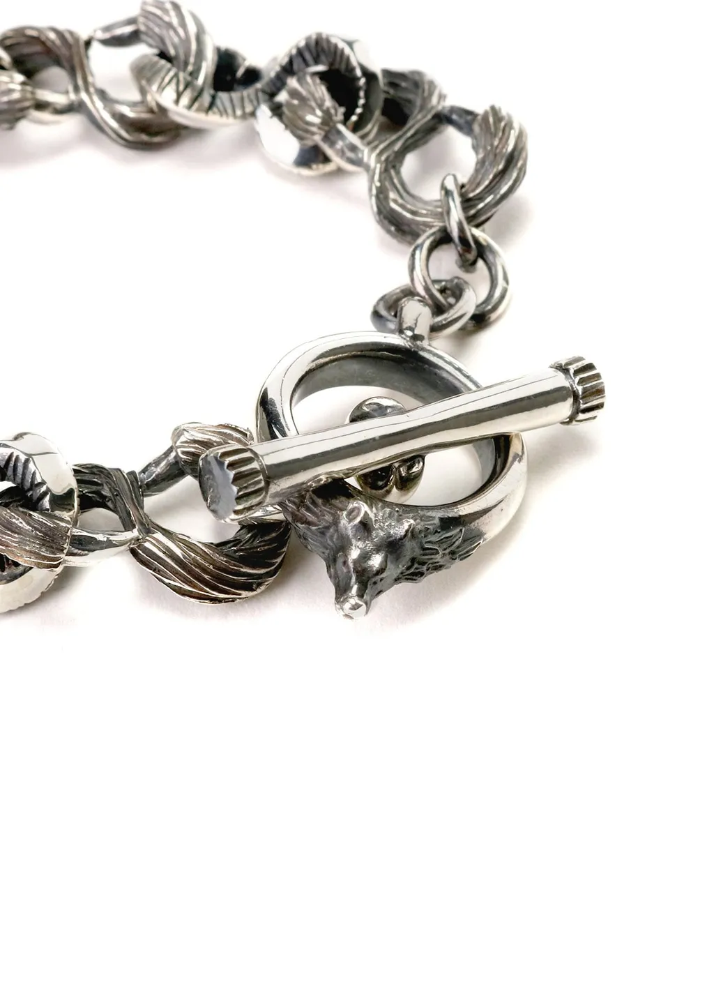 Silver 950 Wolf Bracelet