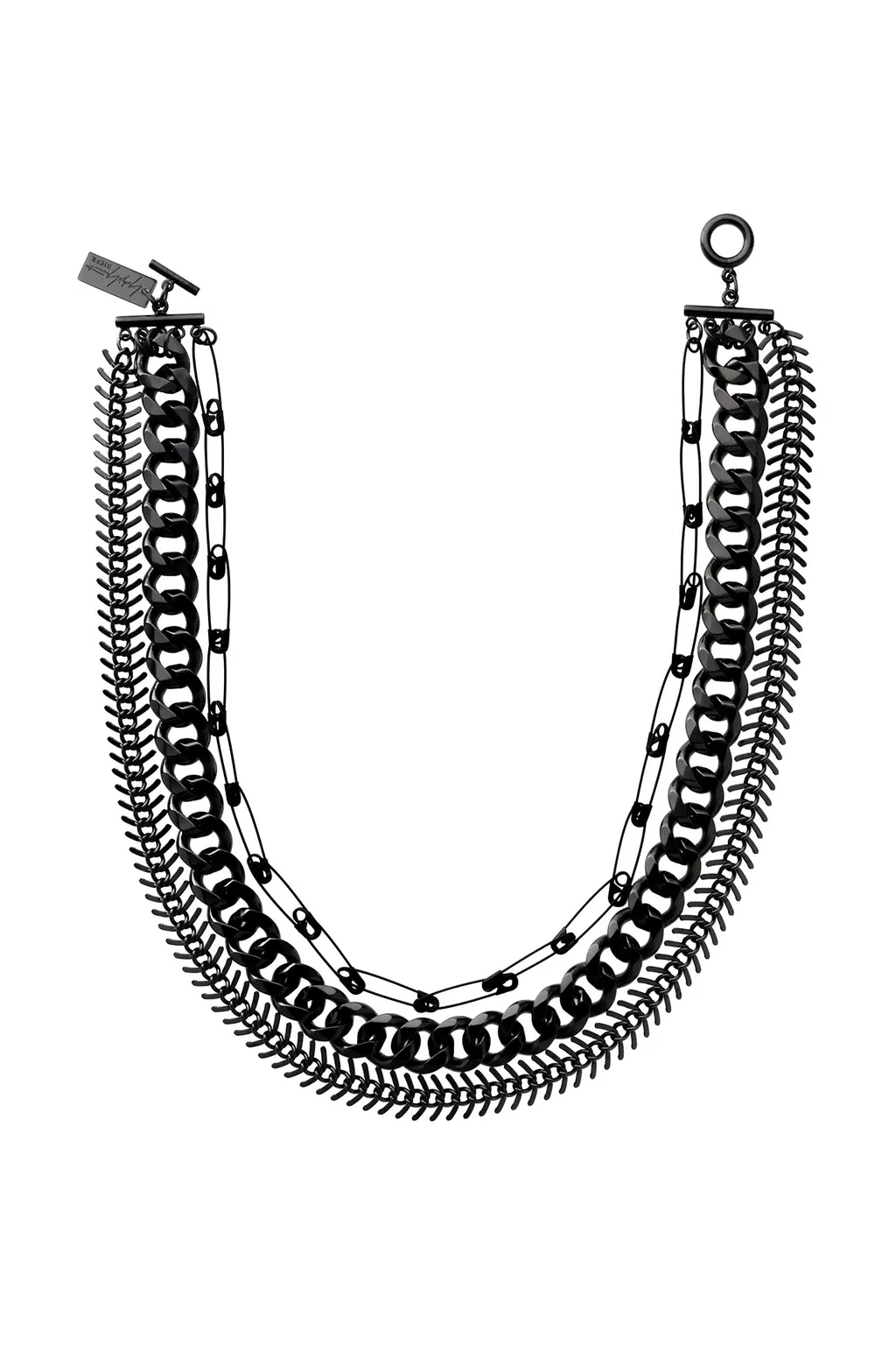 Brass Raw Necklace