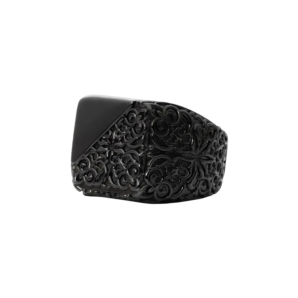 Stone/Brass Element Ring