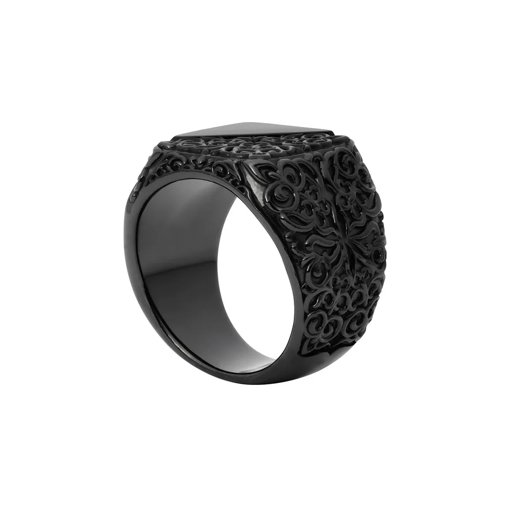 Stone/Brass Element Ring