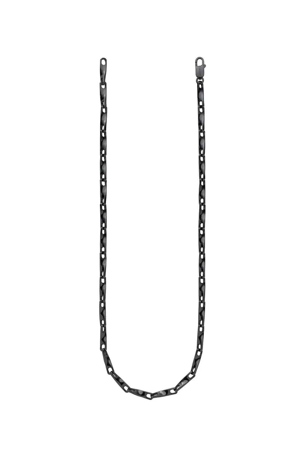 Silver925 Drill Chain Nl Blk