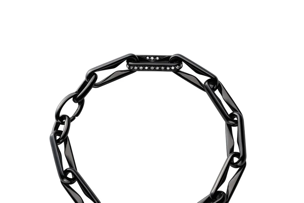 Sv/W.Dia Thorn Bracelet Dia Bl