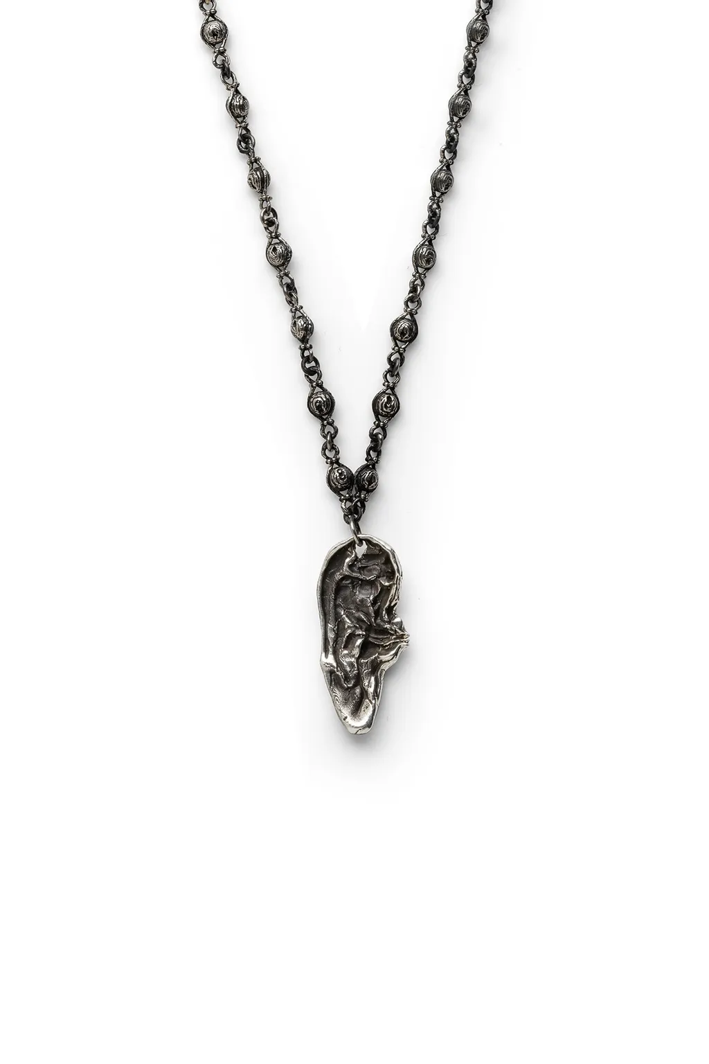 Sterling Silver Zdzislaw Beksinski Ear Pendant