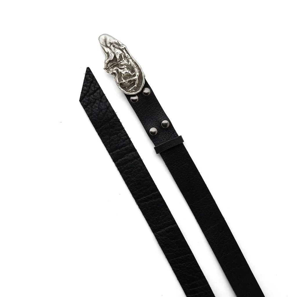 Sterling Silver/Cow Leather Zdzislaw Beksinski Ear Belt