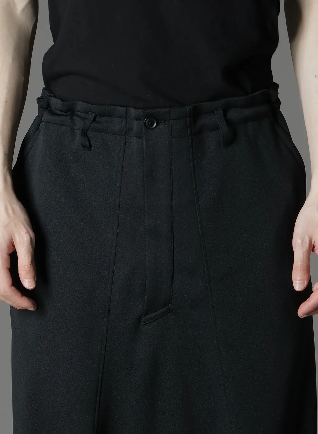 Polyester Smooth Sarouel Pants