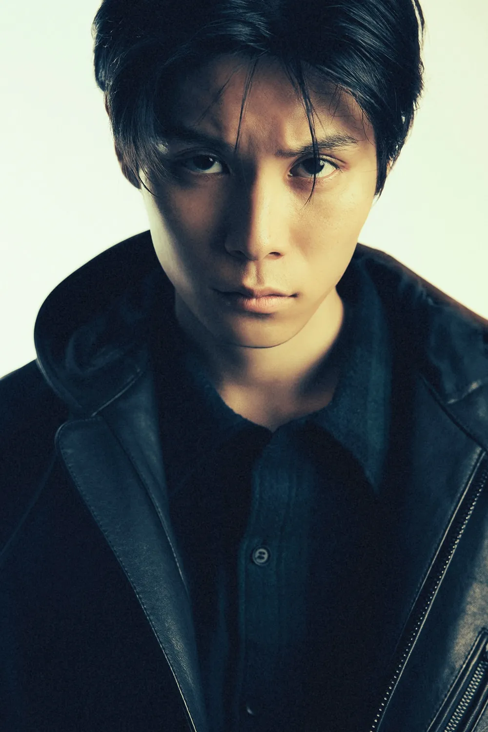 Lamb Vegetable Hooded Leather Jacket