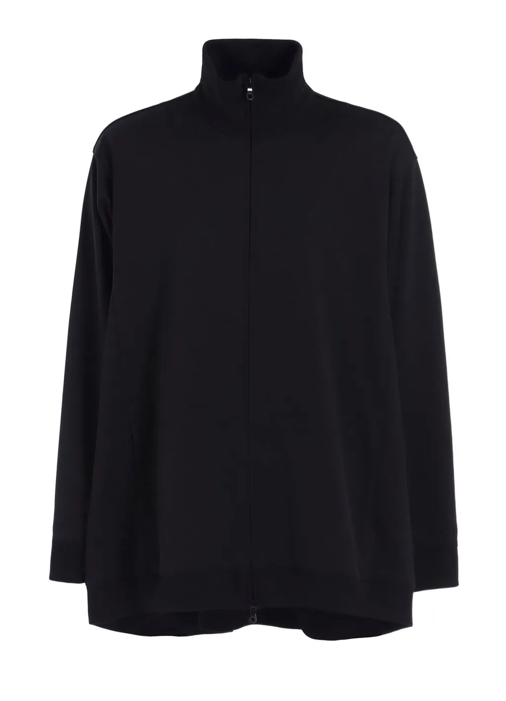 Polyester Smooth Side Slit Track Jacket