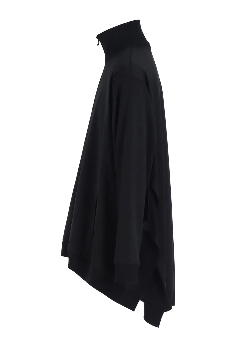 Polyester Smooth Side Slit Track Jacket