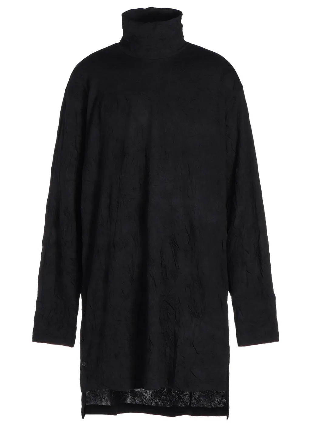Catch Washer Right Button-Opening Big Turtleneck
