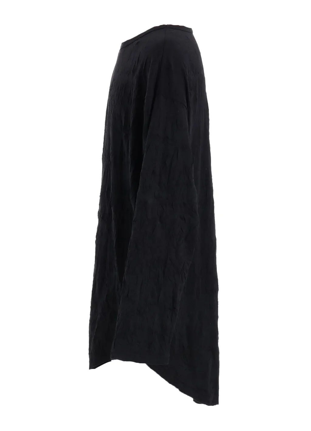 Catch Washer Hem Round Jumbo T-Shirt Long Sleeves