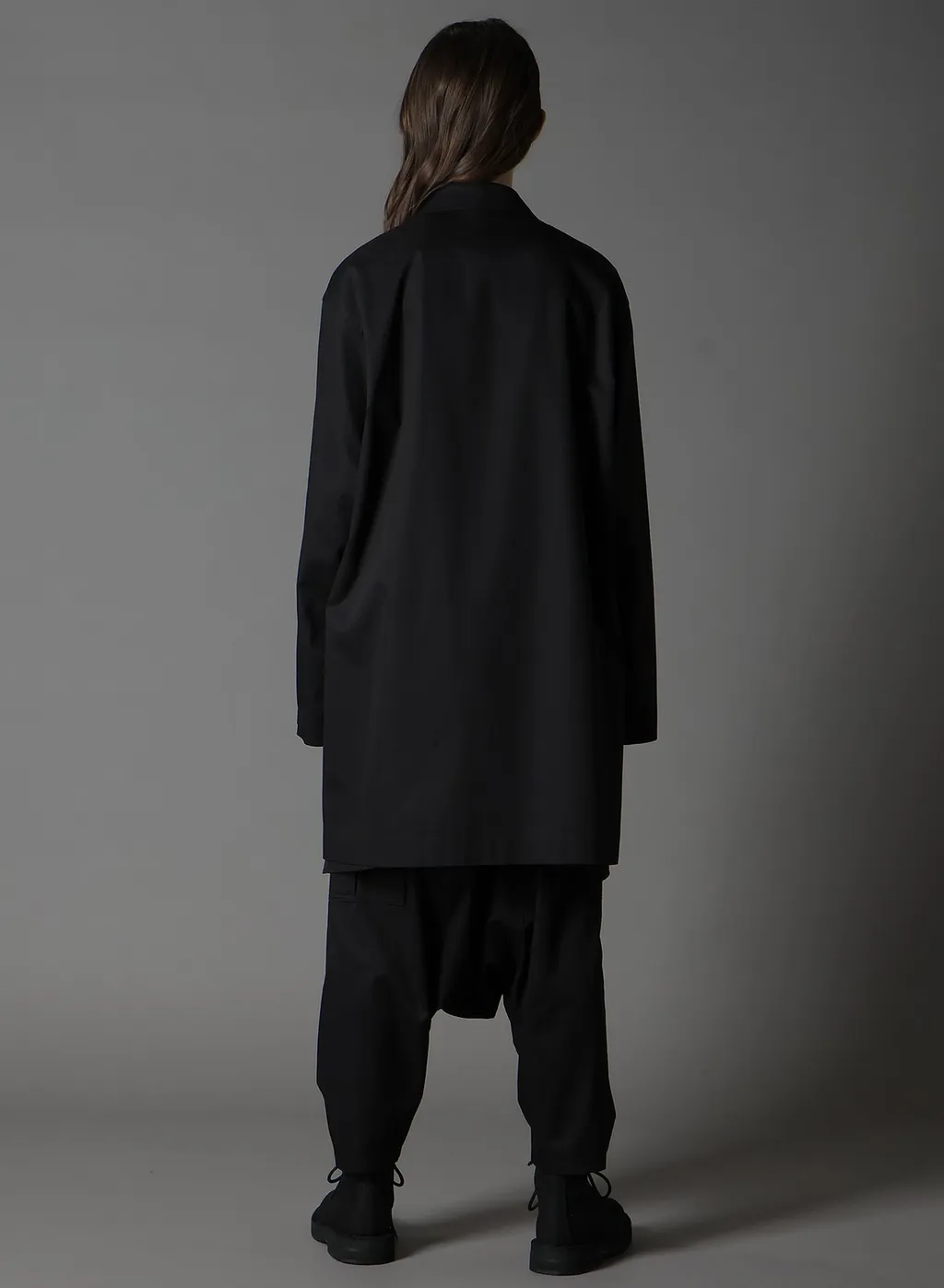 Cotton Gabardine Shirt Jacket