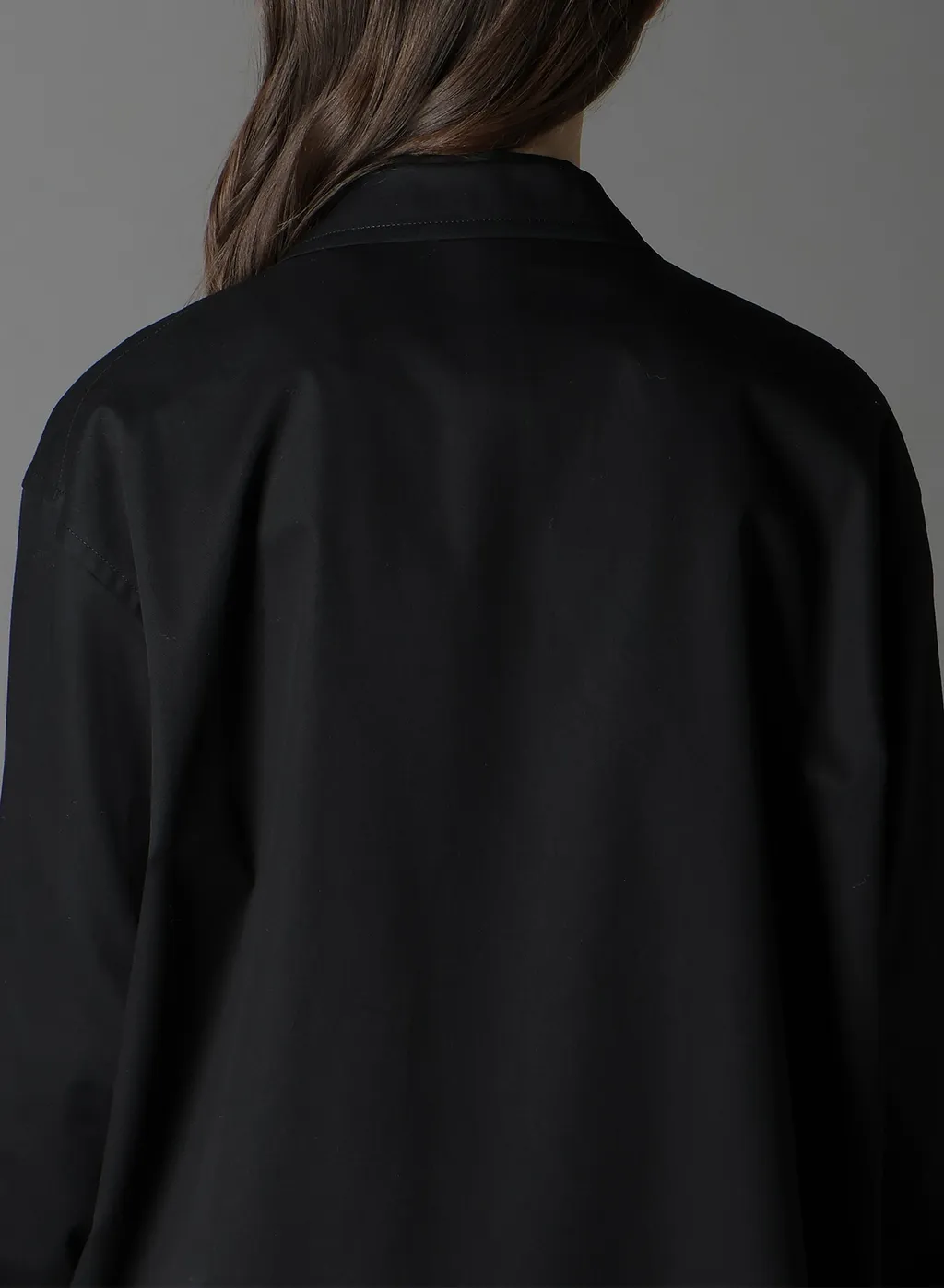 Cotton Gabardine Shirt Jacket