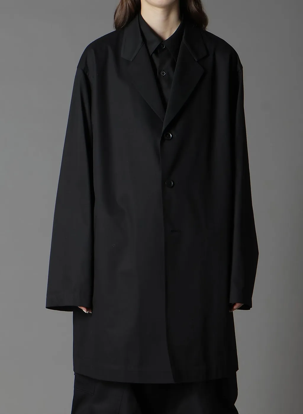 Cotton Gabardine Shirt Jacket